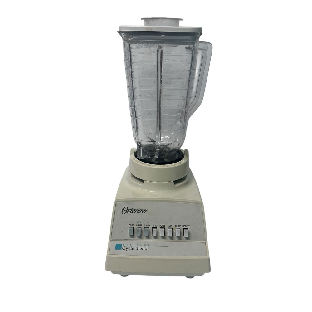Vintage Osterizer Blender Designer Cycle Blend 10 Speed Model 887-20H B16‎